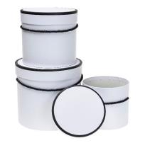 Opakowanie Pudełko Flower Box 3szt biały ROZETTE