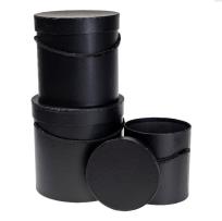 Opakowanie Pudełko Flower Box 3szt czarny ROZETTE