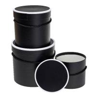 Opakowanie Pudełko Flower Box 3szt czarny ROZETTE