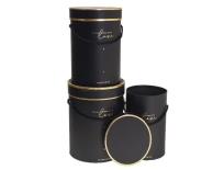 Opakowanie Pudełko Flower Box 3szt czarny ROZETTE