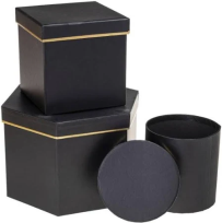 Opakowanie Pudełko Flower Box 3szt mix ROZETTE