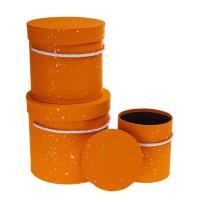 Opakowanie Pudełko Flower Box 3szt pomarańczowy ROZETTE