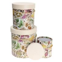 Opakowanie Pudełko Flower Box 3szt żółty ROZETTE