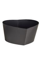 Opakowanie Pudełko Flower Box czarne serce ROZETTE