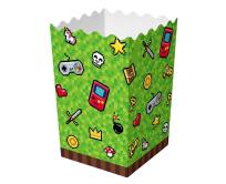 Opakowanie Pudełko na popcorn Game On 4szt