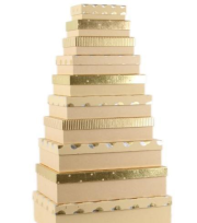 Opakowanie Pudełko prezentowe 10szt mix ROZETTE