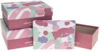 Opakowanie Pudełko prostokątne 3szt ROZETTE