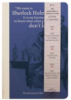 Opakowanie Pulteney Press Notatnik A5 linia - Sherlock Holmes