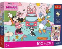 Opakowanie Puzzle 100 Disney Minnie Mouse + plakat TREFL