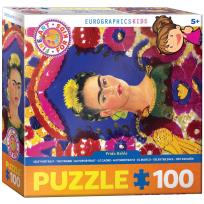 Opakowanie Puzzle 100 Frida Self Portrait the Frame 6100-5425