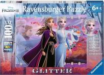 Opakowanie Puzzle 100 Frozen 2 XXL brokatowe