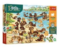 Opakowanie Puzzle 100 Jamniki i Trefliki TREFL