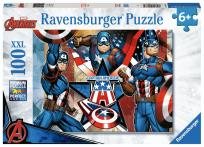 Opakowanie Puzzle 100 Marvel Captain America