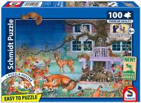 Opakowanie Puzzle 100 PQ Zwierzęta nocą 113646