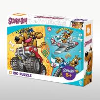 Opakowanie Puzzle 100 Scooby-Doo: Szybsi niż wiat