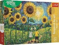 Opakowanie Puzzle 100 Spacer wśród słoneczników