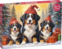 Opakowanie Puzzle 1000 CherryPazzi Holiday Puppies 31254