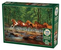 Opakowanie Puzzle 1000 Galopem przez rzekę 113538
