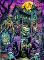 Opakowanie Puzzle 1000 Hall of Horror Zombie