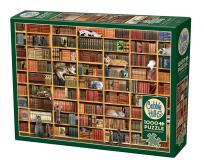 Opakowanie Puzzle 1000 Kocia biblioteka 112232