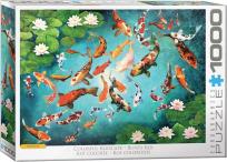 Opakowanie Puzzle 1000 Kolorowe Koi