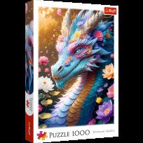 Opakowanie Puzzle 1000 Kolorowy smok TREFL