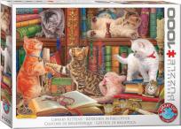 Opakowanie Puzzle 1000 Library Kittens 6000-5913