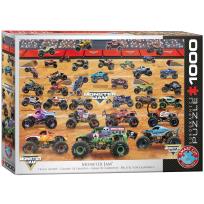 Opakowanie Puzzle 1000 Monster Jam Truck Lineup 6000-5944