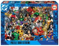 Opakowanie Puzzle 1000 Postacie z uniwersum DC Comics