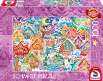 Opakowanie Puzzle 1000 PQ Świąteczne domki z piernika 114398