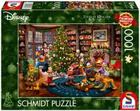 Opakowanie Puzzle 1000 PQ T.Kinkade Myszka Miki choinka Disney 113672