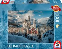 Opakowanie Puzzle 1000 PQ Zamek Neuschwanstein zimą  Niemcy 114402