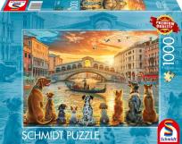 Opakowanie Puzzle 1000 Psy w Wenecji / Włochy