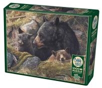Opakowanie Puzzle 1000 Rodzina niedźwiedzi Grizzli