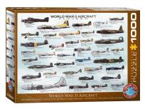 Opakowanie Puzzle 1000 Samoloty wojskowe II Wojny Światowej