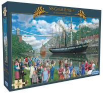 Opakowanie Puzzle 1000 Statek SS Great Britain 113718