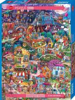 Opakowanie Puzzle 1000 Szczęśliwe miasto, Dobry wieczór
