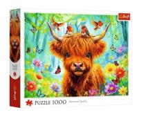 Opakowanie Puzzle 1000 Szkocka krowa TREFL
