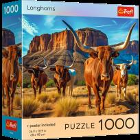 Opakowanie Puzzle 1000  USA Collection Longhorns