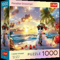 Opakowanie Puzzle 1000 USA Collection: Paradise Snowman