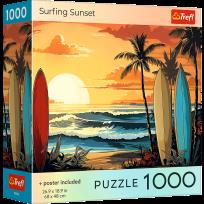 Opakowanie Puzzle 1000 USA Collection: Surfing Sunset