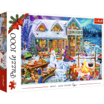 Opakowanie Puzzle 1000 XMAS Zimowy czas TREFL