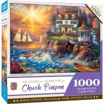 Opakowanie Puzzle 1000 Zachód słońca nad zatoką