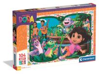 Opakowanie Puzzle 104 Maxi Super kolor Dora 25076
