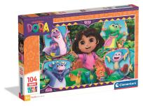 Opakowanie Puzzle 104 Maxi Super kolor Dora 25077