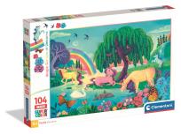 Opakowanie Puzzle 104 Maxi Super kolor Noli Jednorożce 25794