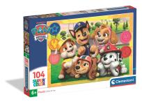 Opakowanie Puzzle 104 Super kolor Paw Patrol 25013