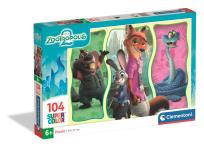 Opakowanie Puzzle 104 Super kolor Zootopia 2 25081