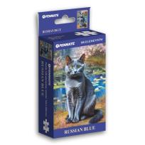 Opakowanie Puzzle 108 mini Elegant Cat Russian Blue