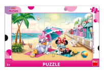 Opakowanie Puzzle 15 ramkowe Myszka Minnie Na plaży